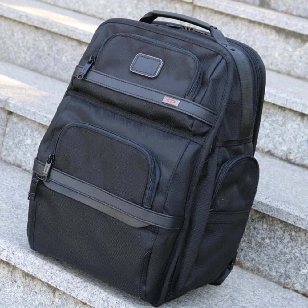 TUMI Alpha 3 Backpack | Ballistic Nylon Large Capacity | Business & Travel